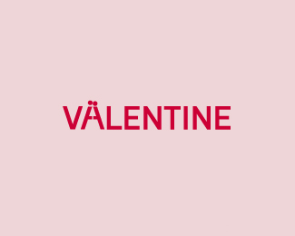 Valentine情人节logo