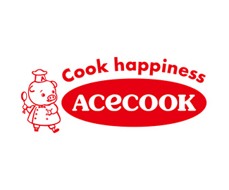 日本老牌方便面Acecook标志