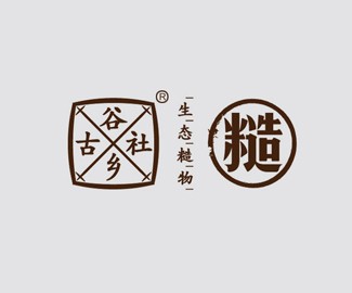 谷乡古社大米LOGO