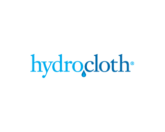 HydroCloth洗衣店字母标志