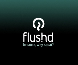 flushd公共浴室标志