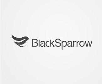 黑麻雀Black Sparrow标志