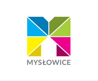 Mysłowice波兰梅斯沃维采城市标志