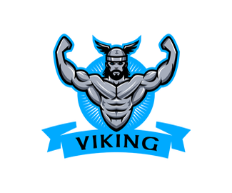 VIKING健身房logo