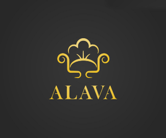 ALAVA豪华家具店商标设计