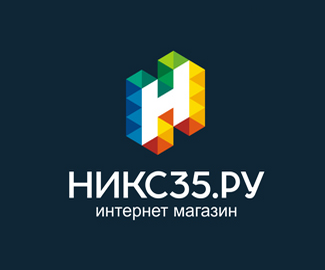 Никс35电子商店网站logo欣赏