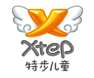 特步儿童logo（2014年-2016年）