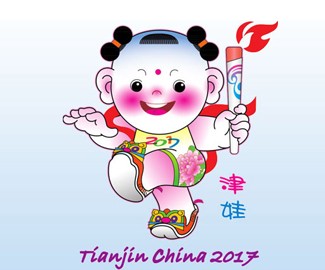 2017年十三届，天津全运会吉祥物