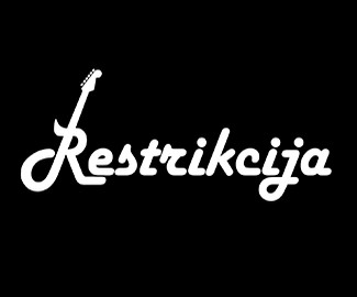 字体设计标志Restrikcija