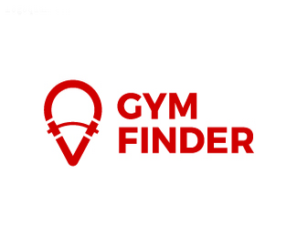 查找附近健身房APP标志GymFinder