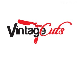 理发店字体VintageCuts