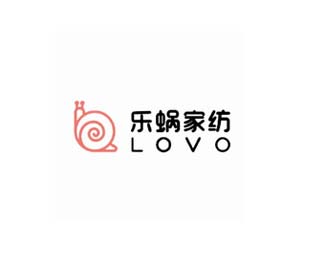 乐蜗家纺 LOVO标志